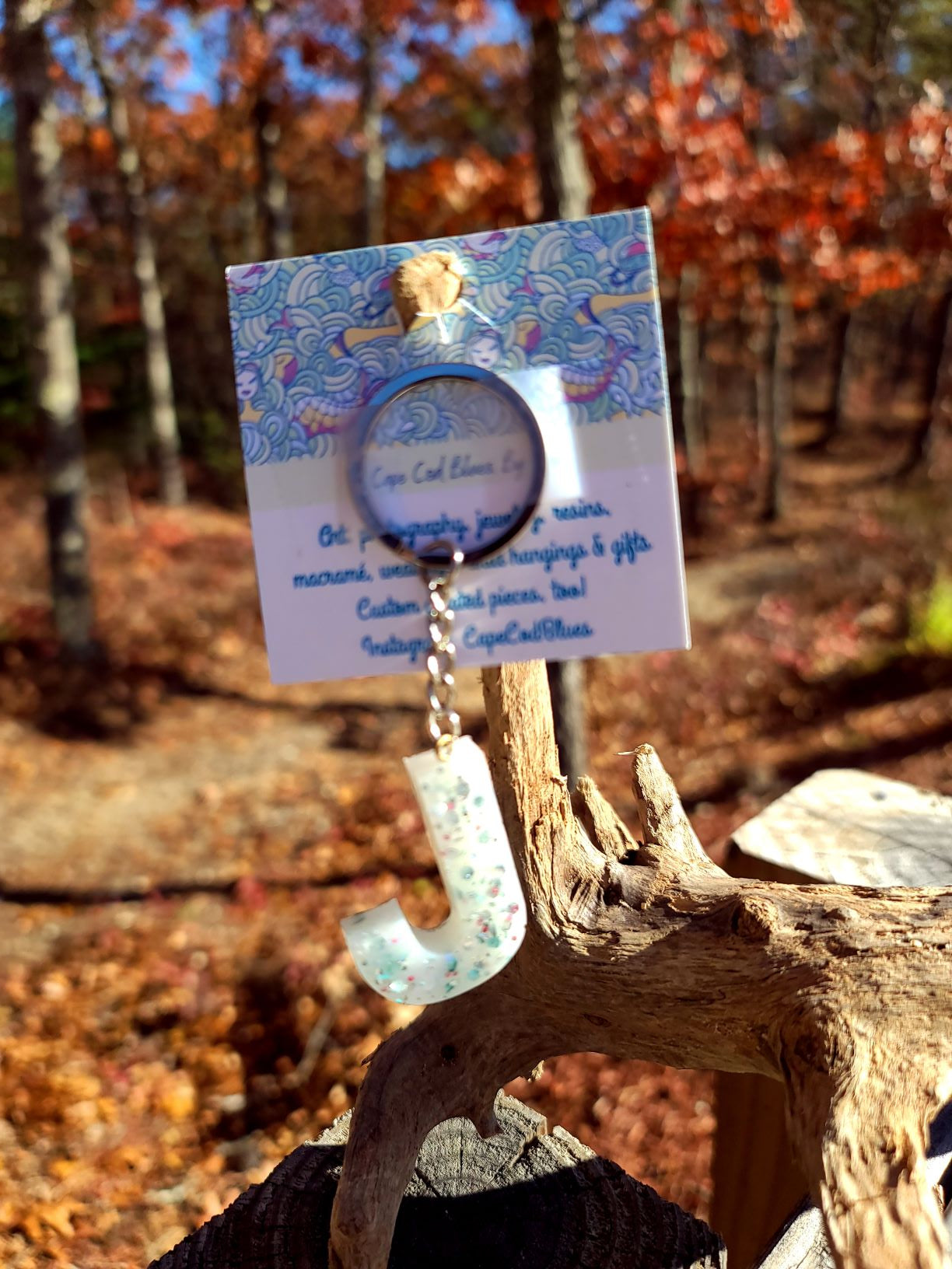Alphabet Key Chains-Gold, Snowflake