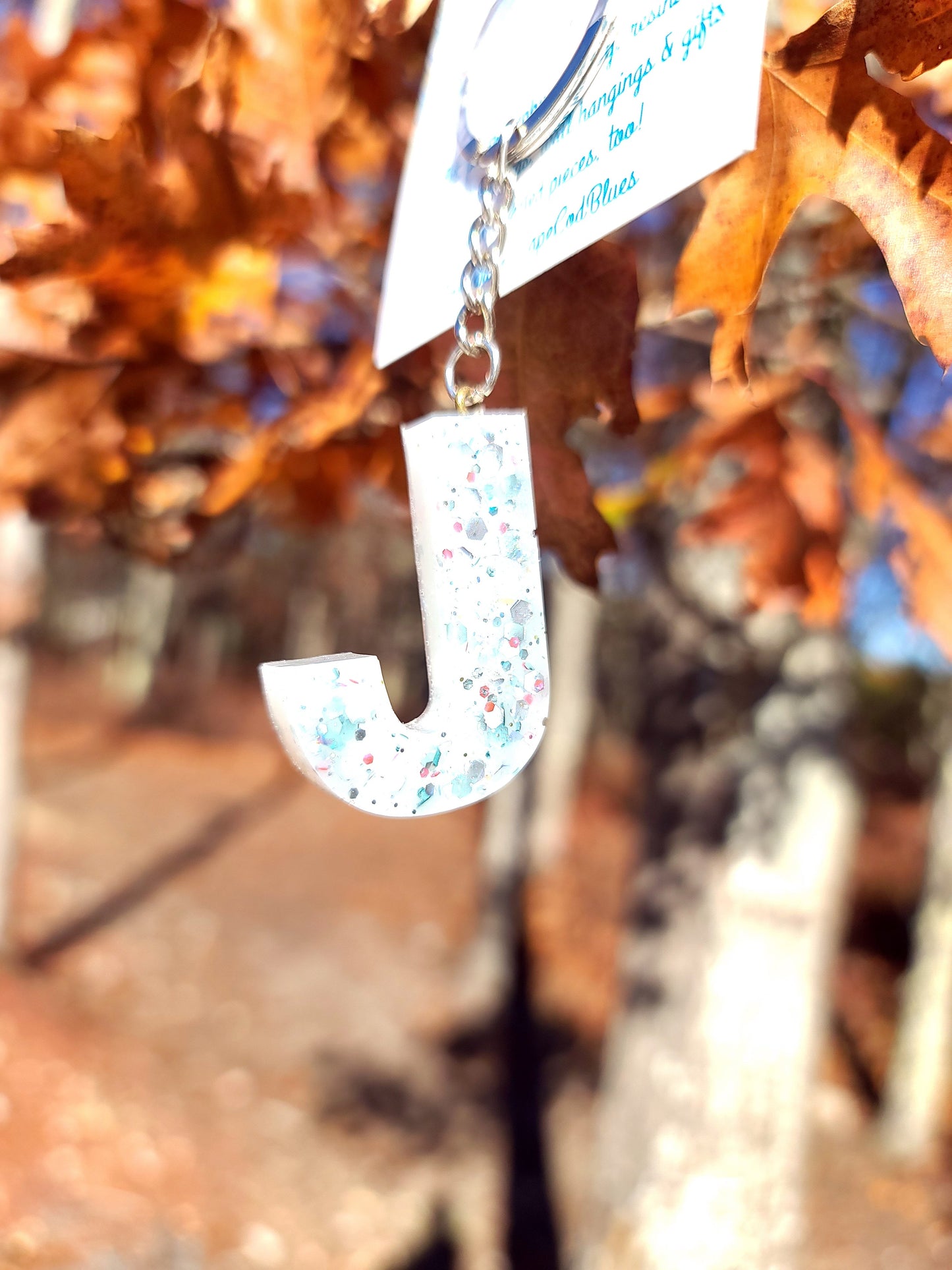 Alphabet Key Chains-Gold, Snowflake