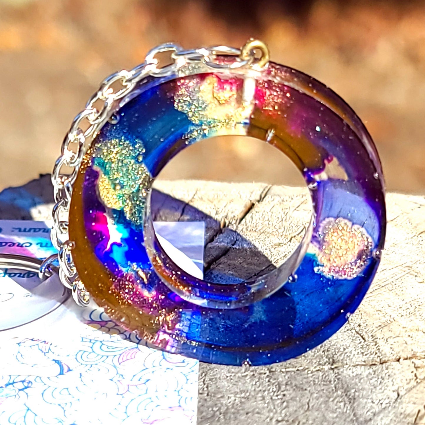 Alphabet Key Chains-Gold, Snowflake