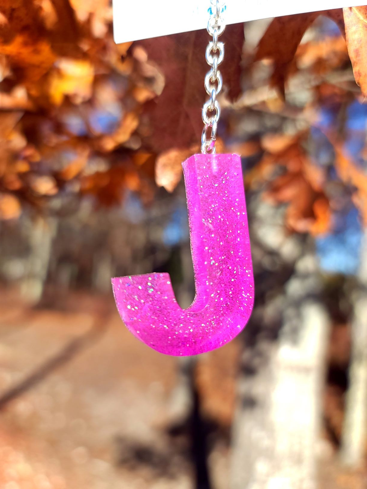 Alphabet Key Chains-Tie Dye, Gold, Pink Sparkle & Snowflake