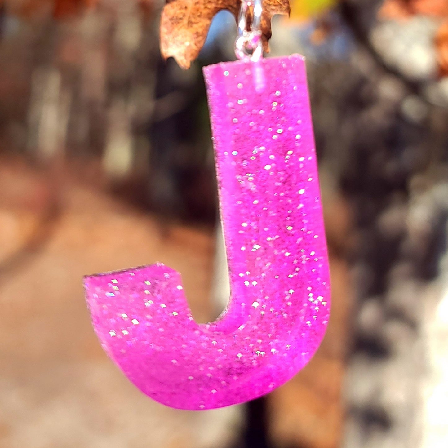 Alphabet Key Chains-Tie Dye, Gold, Pink Sparkle & Snowflake